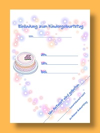 Einladungskarten Fur Den Kindergeburtstag Vorlagen Kostenlos Zum Download